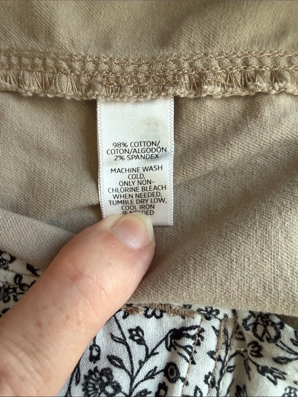 LOFT Beige Mini Utility Skirt